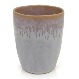 Stoneware Becher polarweiß