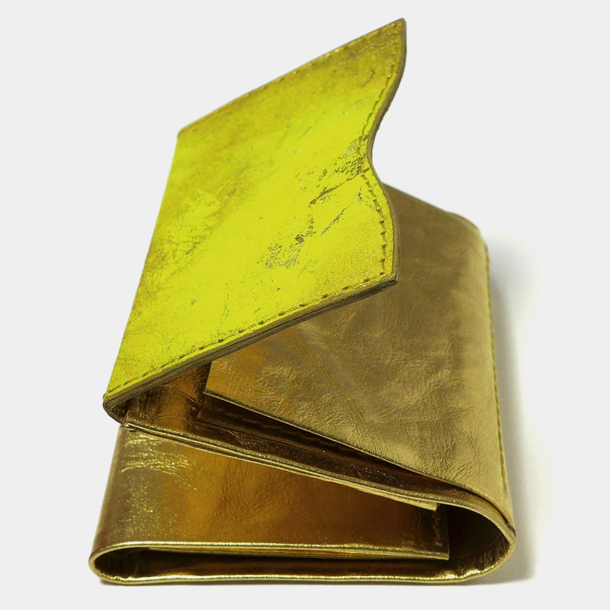 Minimal Wallet Gold Sun - casual paper made of paper with a golden yellow look