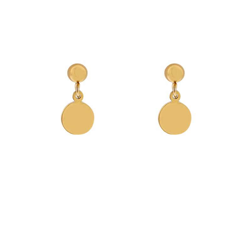 STUD OORBELLEN CHARM MUNT