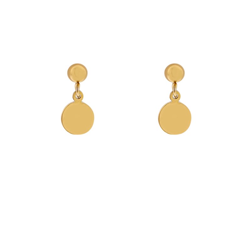 STUD OORBELLEN CHARM MUNT
