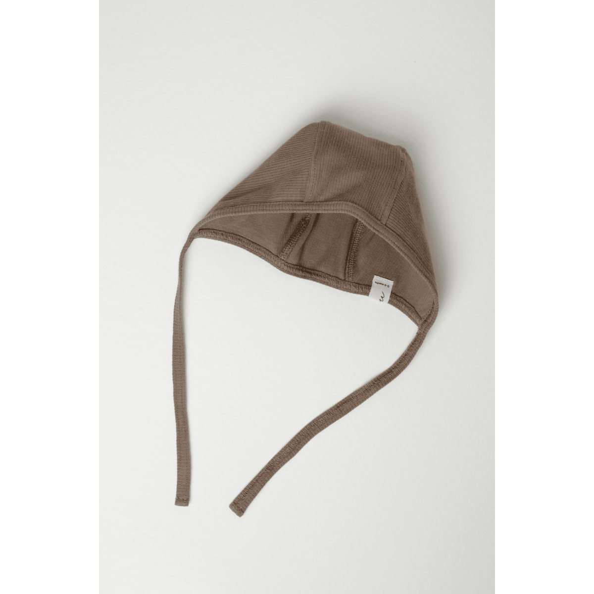 TISU ribbed baby bonnet, Taupe