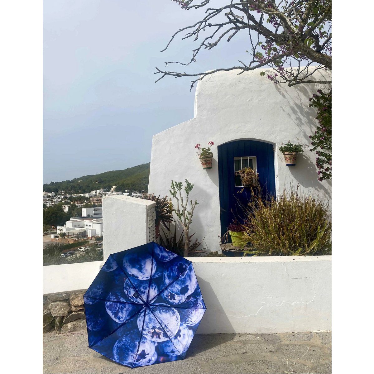 Blåbär Umbrella – Windproof & UPF50+ Protection