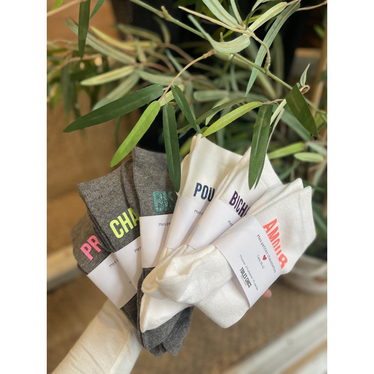 Lot of "word" socks