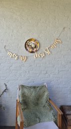 Houten kerstslinger!