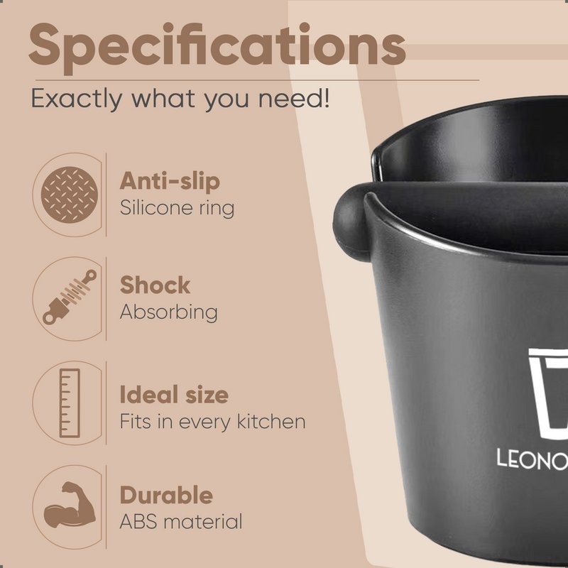Black Knock Box - 1L kapacitet