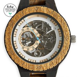 The Hemlock - Handmade Vegan Mechanical Wood Watch