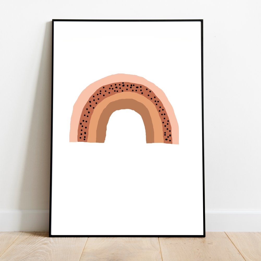 Rainbow poster nursery