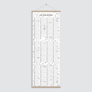 Wandkalender/Jahresplaner 2026