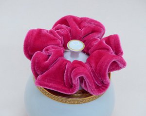 Raspberry Scrunchie