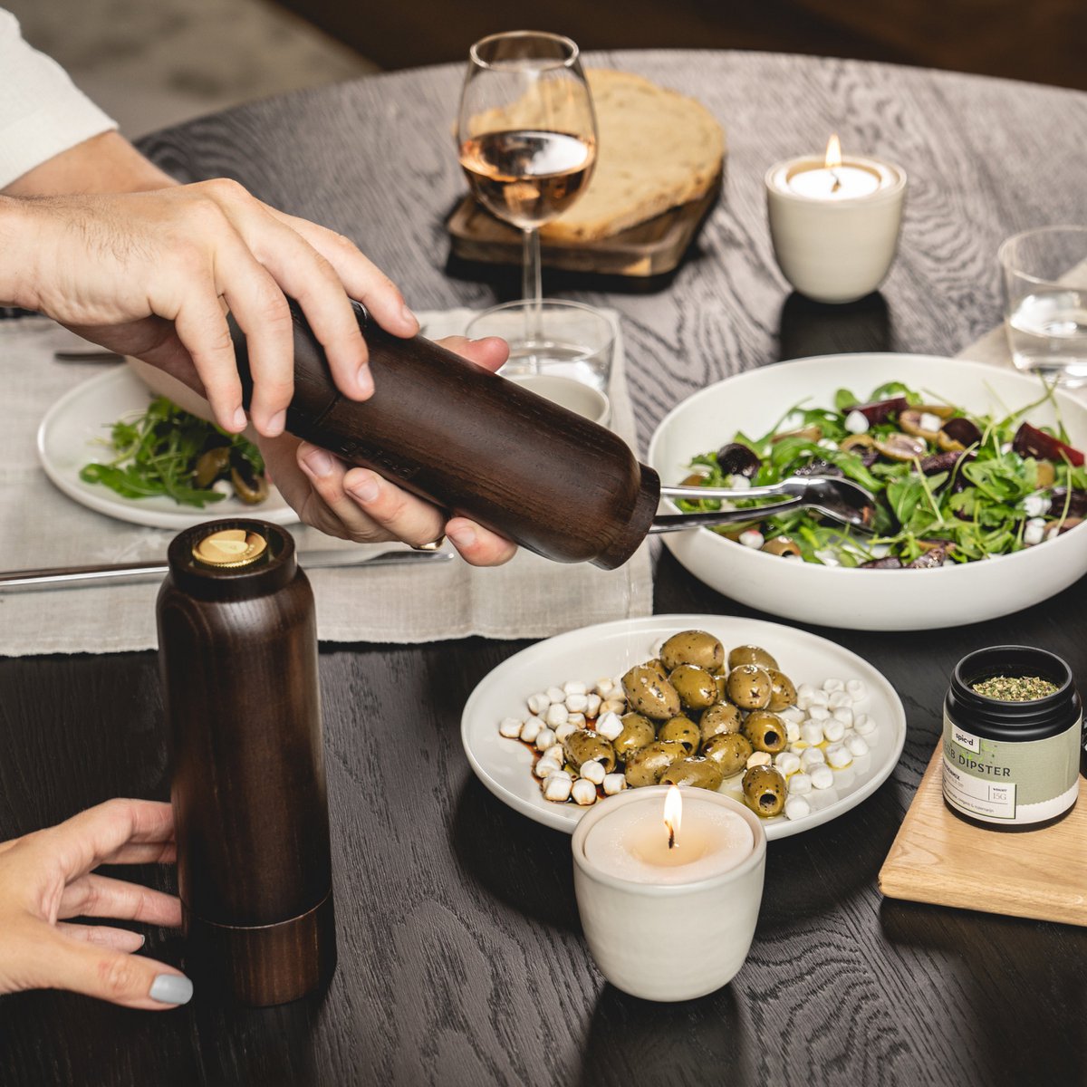 Spic'd Grinders | Salt and pepper mill set
