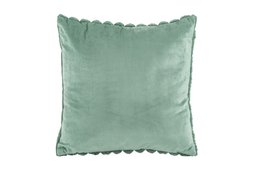 Cuscino (imbottito) in pelliccia di coniglio Bubble - 45x45 cm