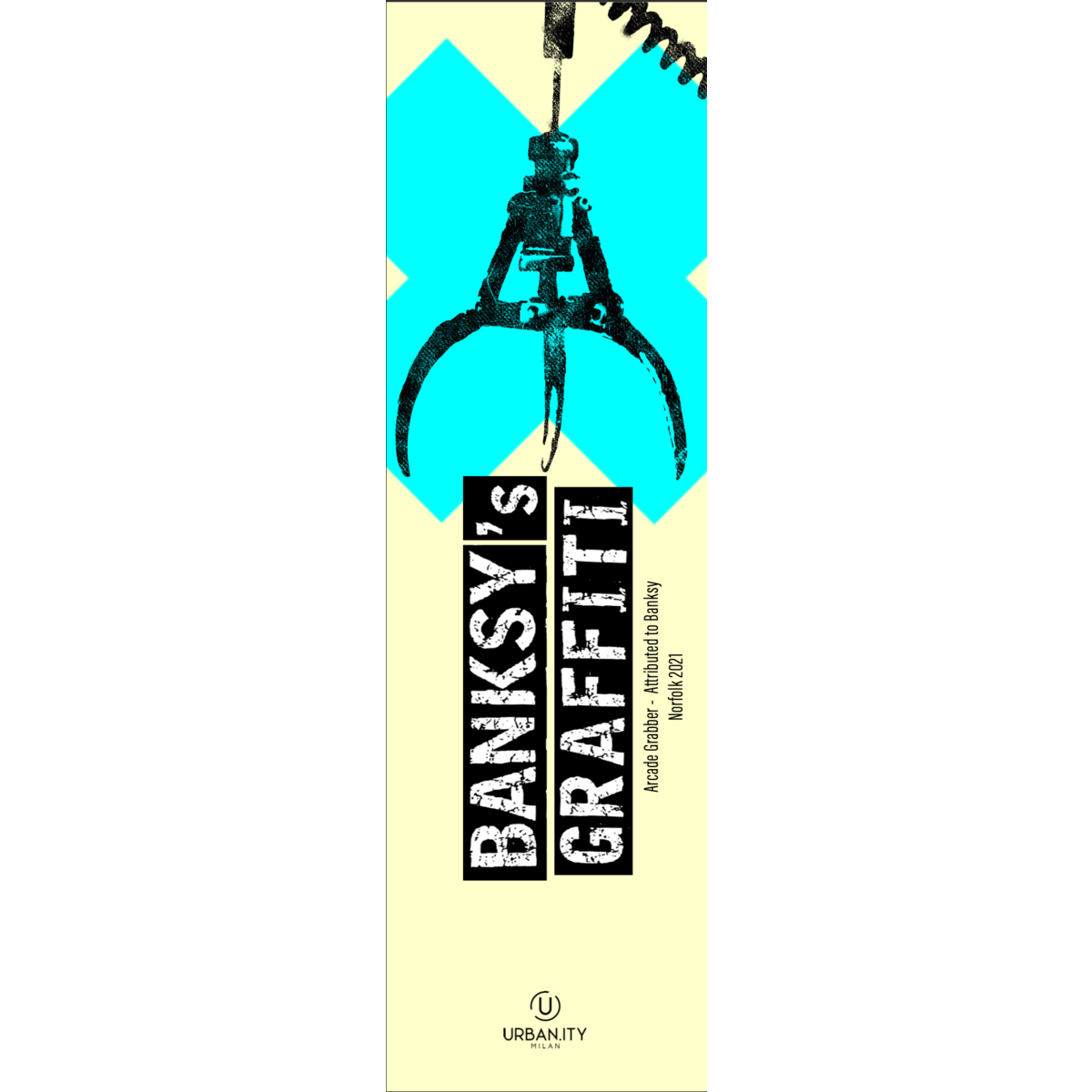 Banksy "Soft-Touch" Lesezeichen - Arcade Grabber