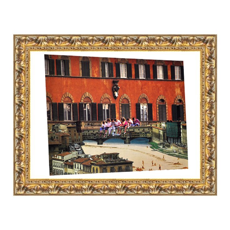 Collager dedikeret til Firenze - Fine Print Analog Collage