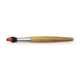 Brush ballpoint pen,   orange tip