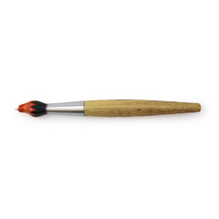 Brush ballpoint pen,   orange tip