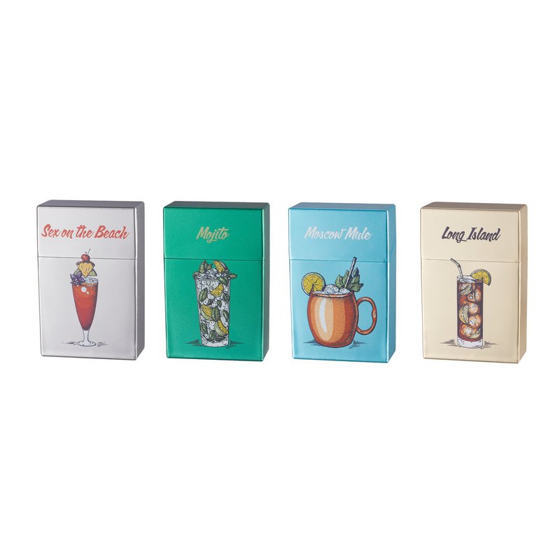 COCKTAIL sigarettenkokers x12