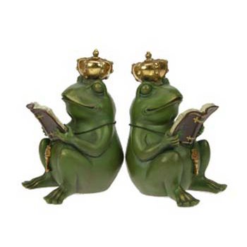 Buchstützen „Froschkönig“ im 2er-Set