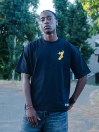 T-shirt Boxy Fit Wild and Free 100% Cotone Made in Italy