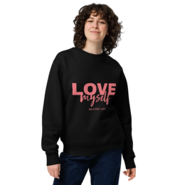 LOVE Myself Unisex øko sweatshirt
