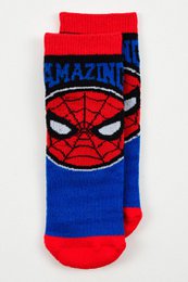 Parti på 96 enheder | Spiderman skridsikre frottéstrømper til børn | Officielt licenserede produkter | SUN CITY Gruppen