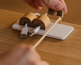 Magnetyczny uchwyt na kabel