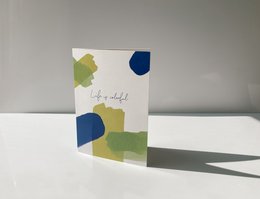 La vie est une carte postale colorée