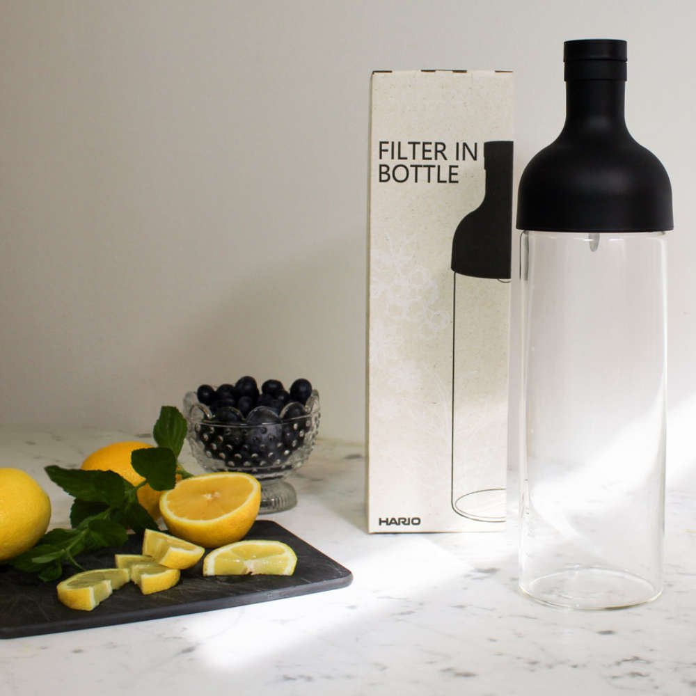 Botella de vidrio temprana con filtro [Cold Brew]