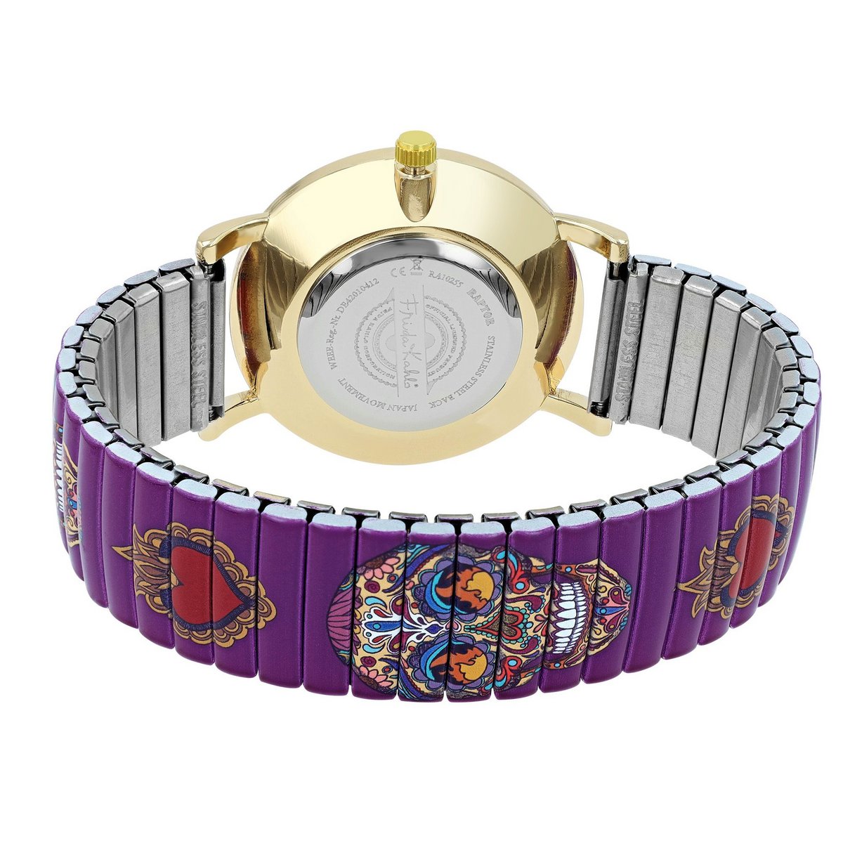 Montre-bracelet Raptor pour femme "Frida Kahlo Edition" avec cordon