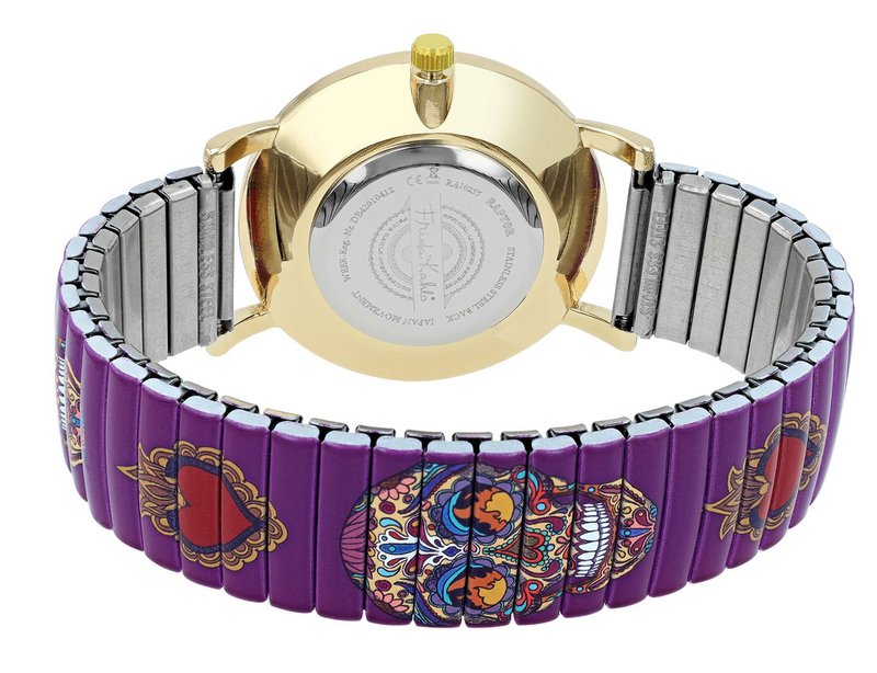 Montre-bracelet Raptor pour femme "Frida Kahlo Edition" avec cordon