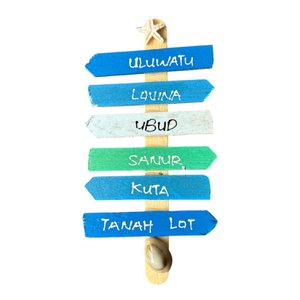 Magnet Bali Wegweiser
