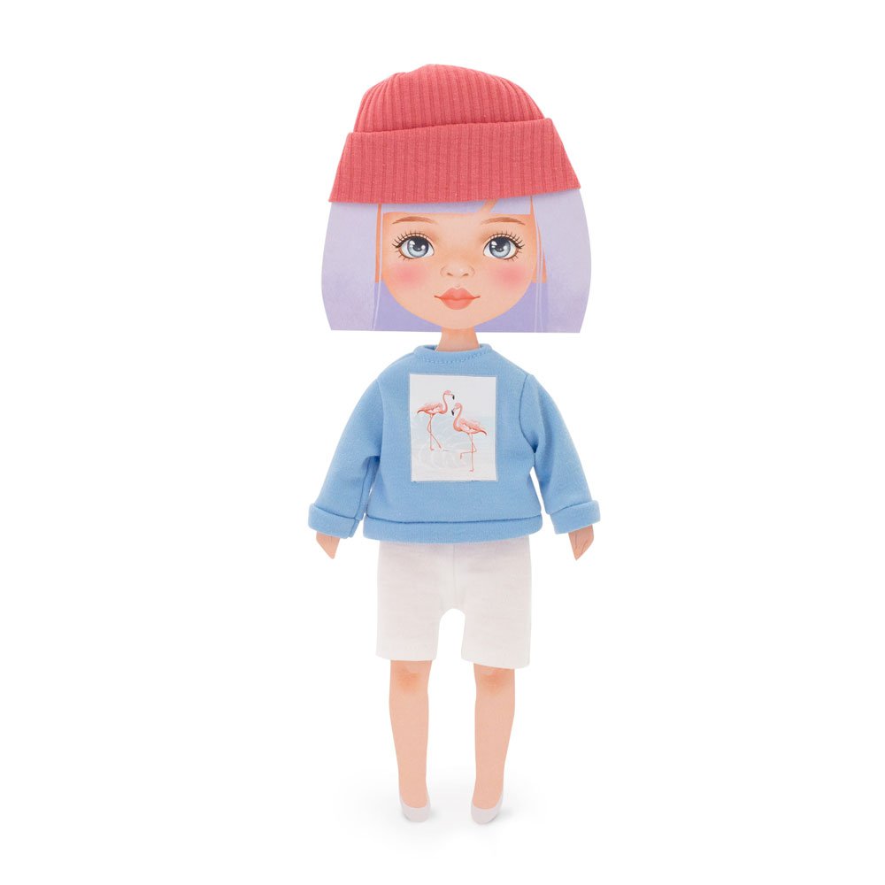 Soft toy, Sweet sisters - Clothing set: Blue Sweatshirt (35cm)