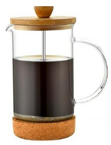 BAMBOE BOROSILICAAT KOFFIEZETAPPARAAT 12X7X18,5 350ML PC194163