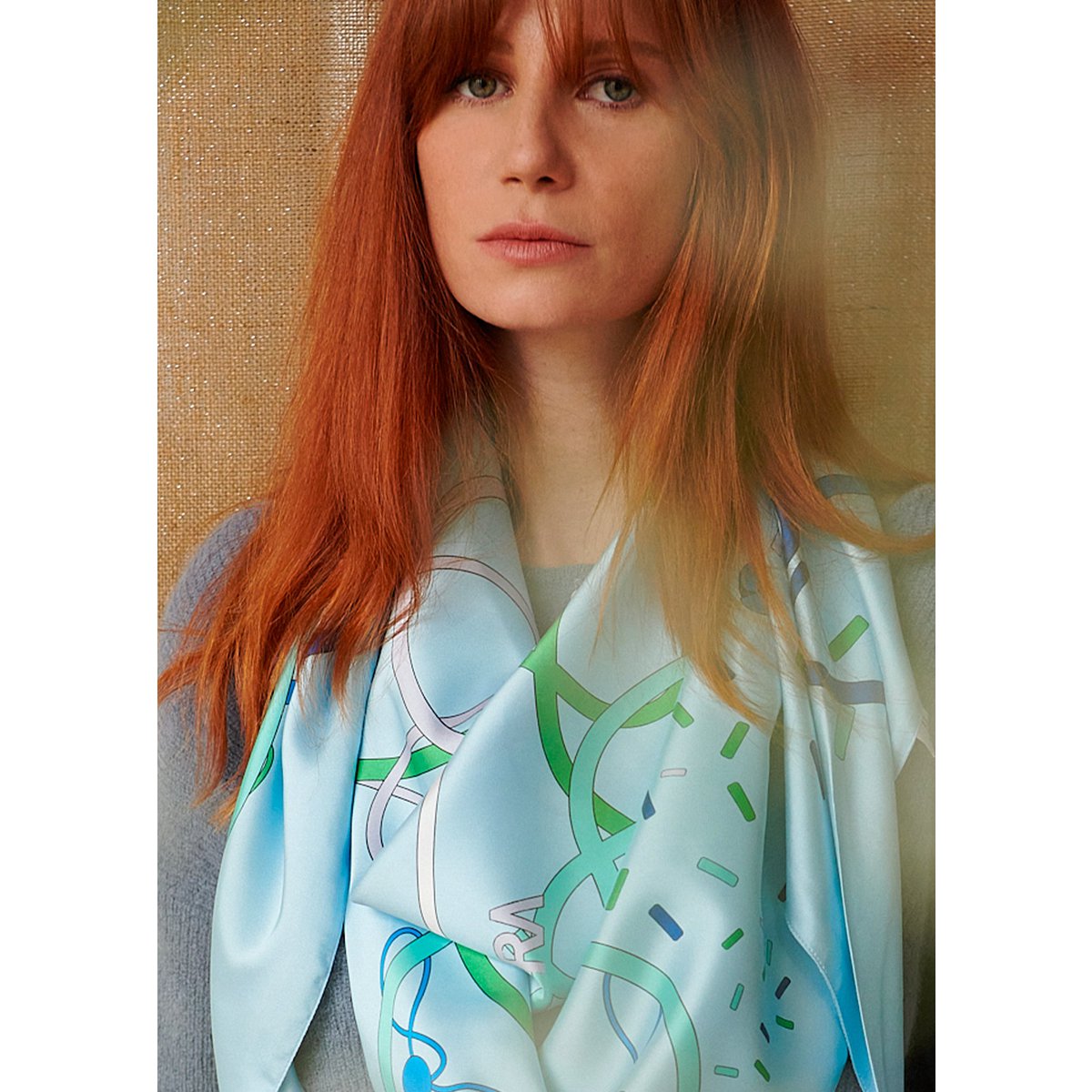 Foulard Triangle géant « La douceur »