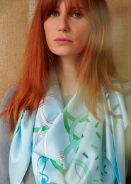 Foulard Triangle géant « La douceur »