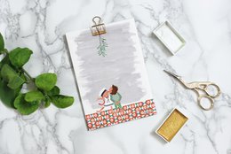 postcard 'mistletoe situation'