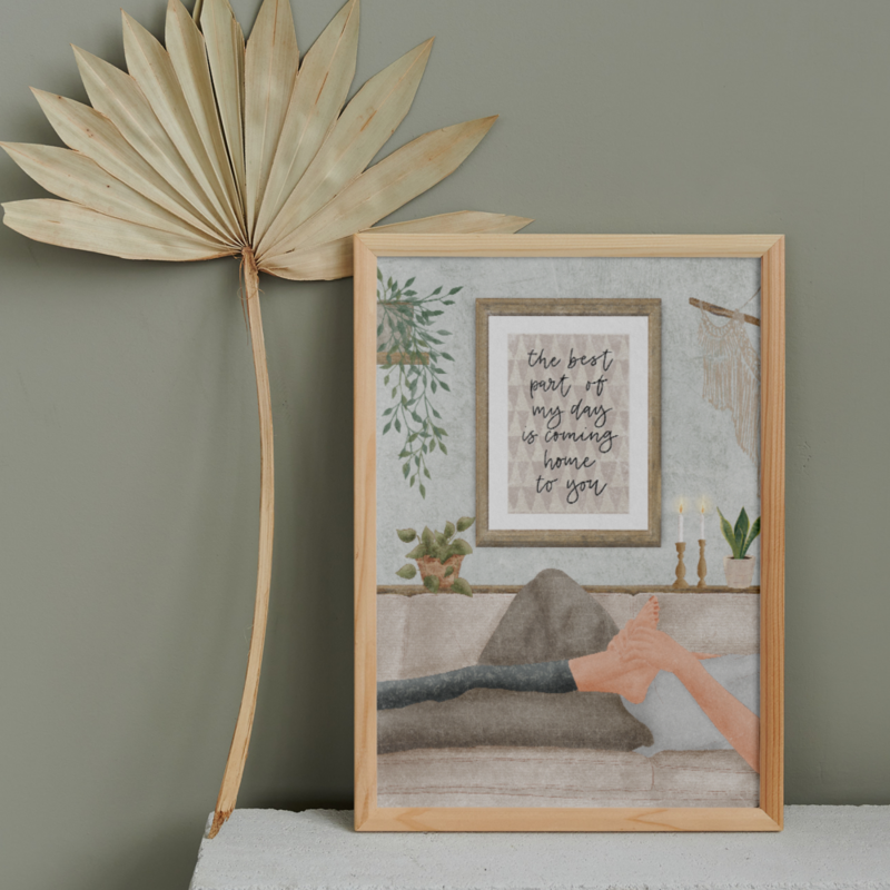 Home to You A5 print