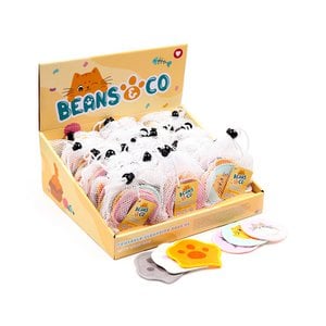 Set van 6 Beans & Co Cats herbruikbare reinigingspads