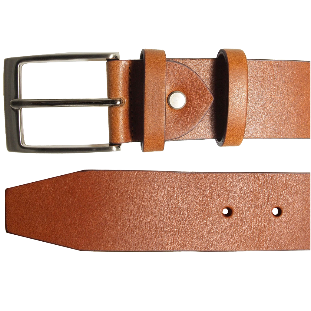 Ceinture Cuir Bride 40 mm Fauve