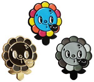 Megalopolitan Bloom Pin (zacht email) van Squink