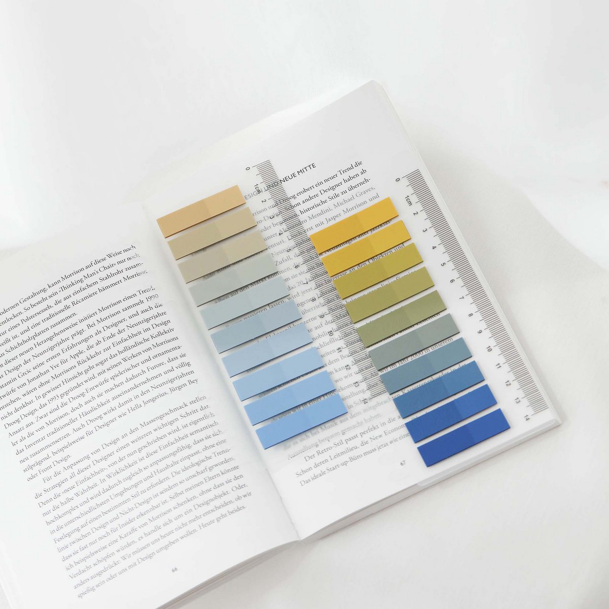 Sunflower Sky | Ordinate Sticky Notes | Transparent Haftnotizen zum Markieren | Haftstreifen | Seitenmarkieren Bürobedarf