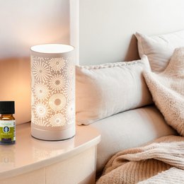 Diffuseur par chaleur douce - Calorya n°15 - Fondant Parfumé - Lampe à Parfum en Métal avec Commande Tactile - Éclairage d’Ambiance – Idée Cadeau Originale