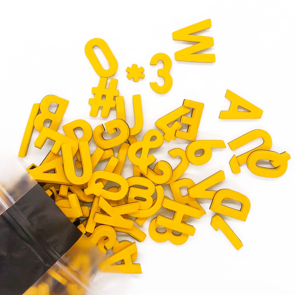 Modern magnetic letters - Unique Colors