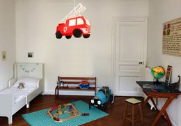 FIRE TRUCK CHILD HANGING LAMP