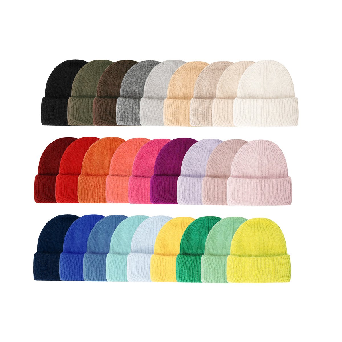 Hat with envelope beanie with wool