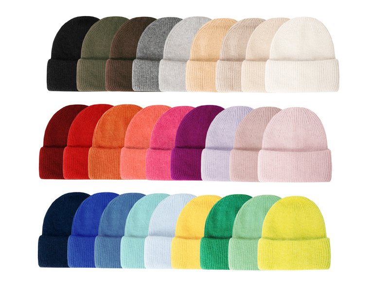 Hat with envelope beanie with wool