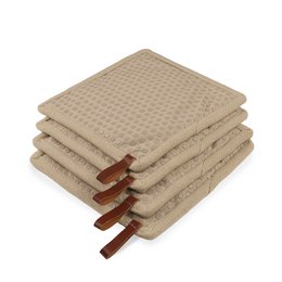 CH&F Grydeholder med Lomme | Silikone prikker |  20x20 cm