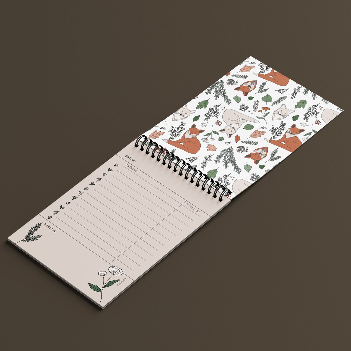 To Do List DIN A6, reliure à anneaux, Fuchs