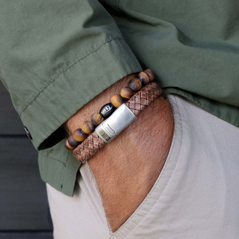 Men's Bracelets Set 'Tiger Tone'