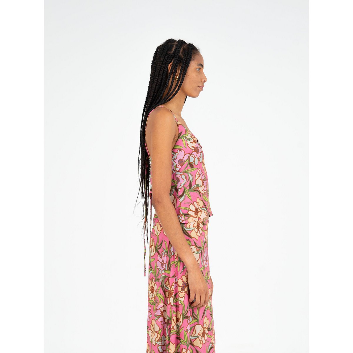 Amara Pink Floral Print Top
