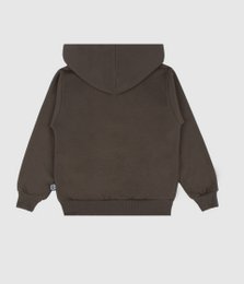 Basic, børstet fleece-jakke med lynlås